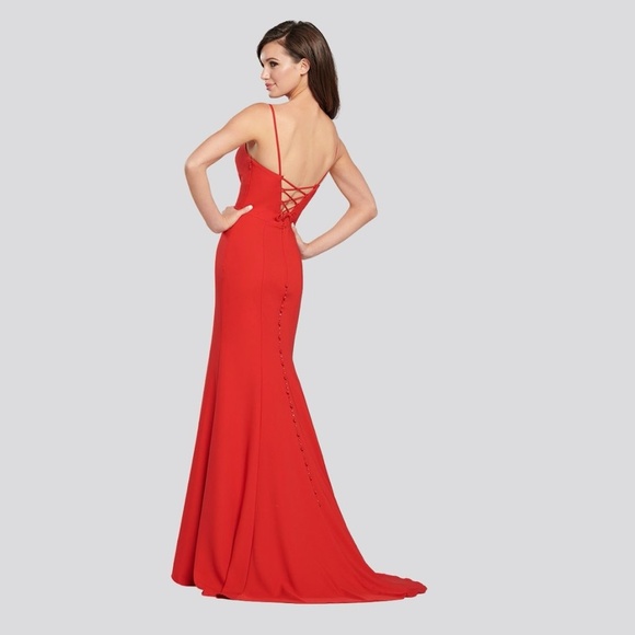 Mon Cheri 'Ellie Wilde' Corset Back Gown - Picture 2 of 6